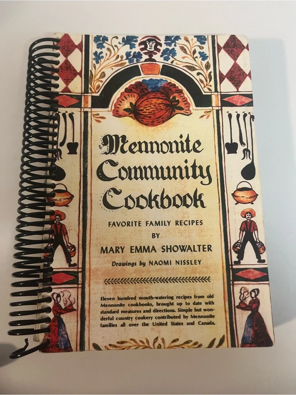 Mennonite Community Cookbook Spiral Edition Mary Emma Showalter 1999 Cookbook